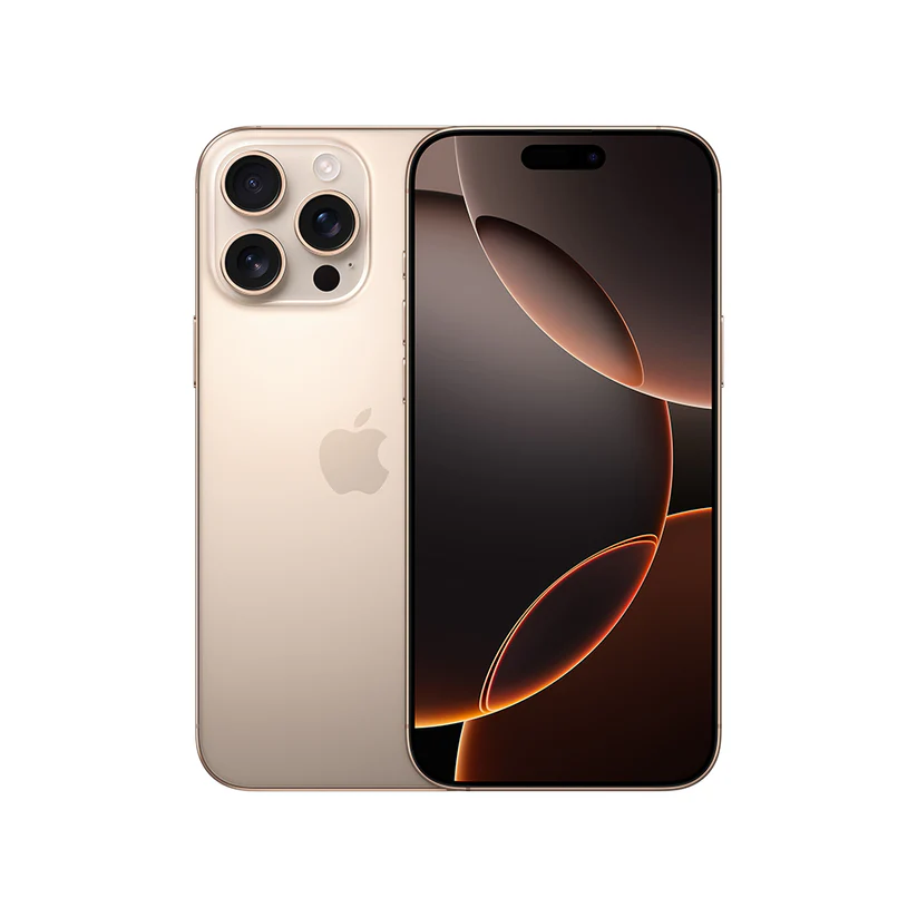 iPhone 16 Pro Max · Titanio Desierto